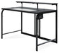 Lynxtyn 48" Home Office Desk - Black - Furniture Depot (7886844887288)