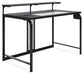 Lynxtyn 48" Home Office Desk - Black - Furniture Depot (7886844887288)