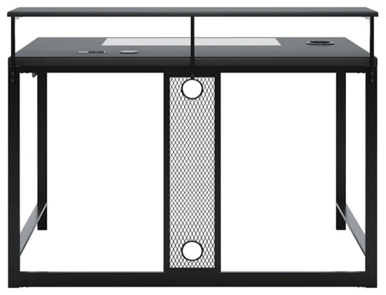 Lynxtyn 48" Home Office Desk - Black - Furniture Depot (7886844887288)