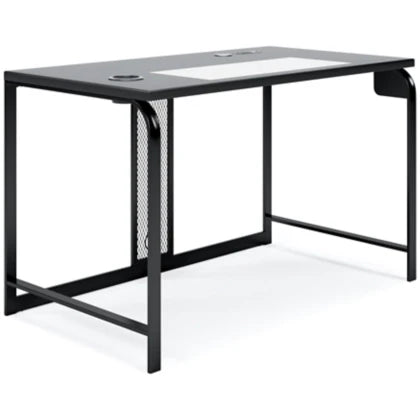 Lynxtyn 48" Home Office Desk - Black - Furniture Depot (7886844887288)