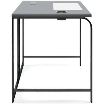 Lynxtyn 48" Home Office Desk - Black - Furniture Depot (7886844887288)