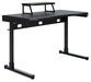 Lynxtyn 48" Home Office Desk - Black - Furniture Depot (7886852522232)