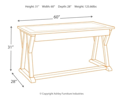 Jonileene 60" Home Office Desk