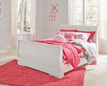 Anarasia Sleigh Bed - Furniture Depot (4670639997030)