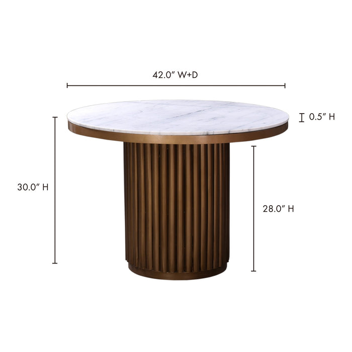 Tower Dining Table Marble