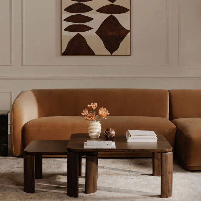 Bailey Nesting Coffee Table Deep Brown