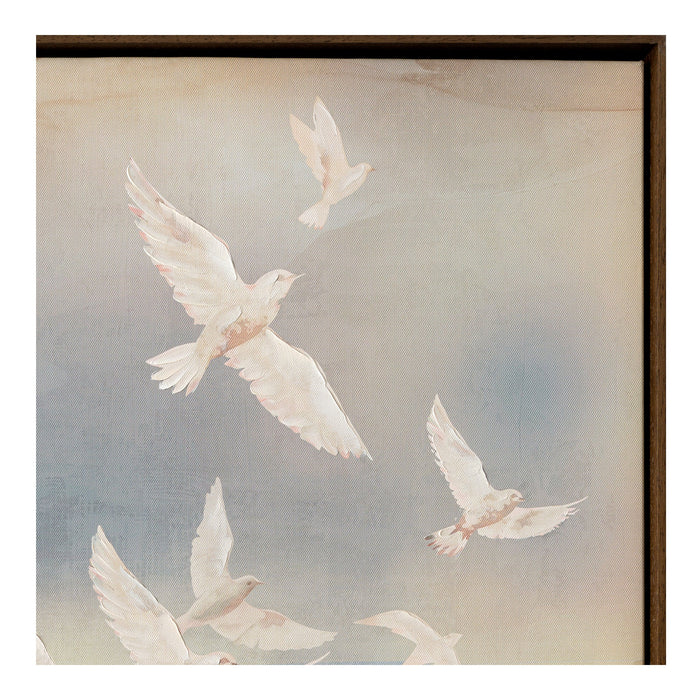 Flock Framed Painting