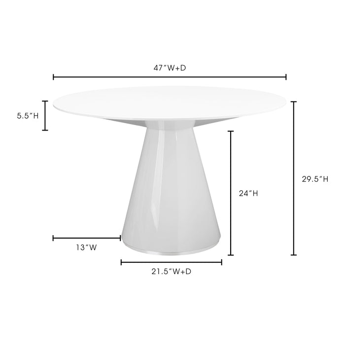 Otago 47In Round Dining Table