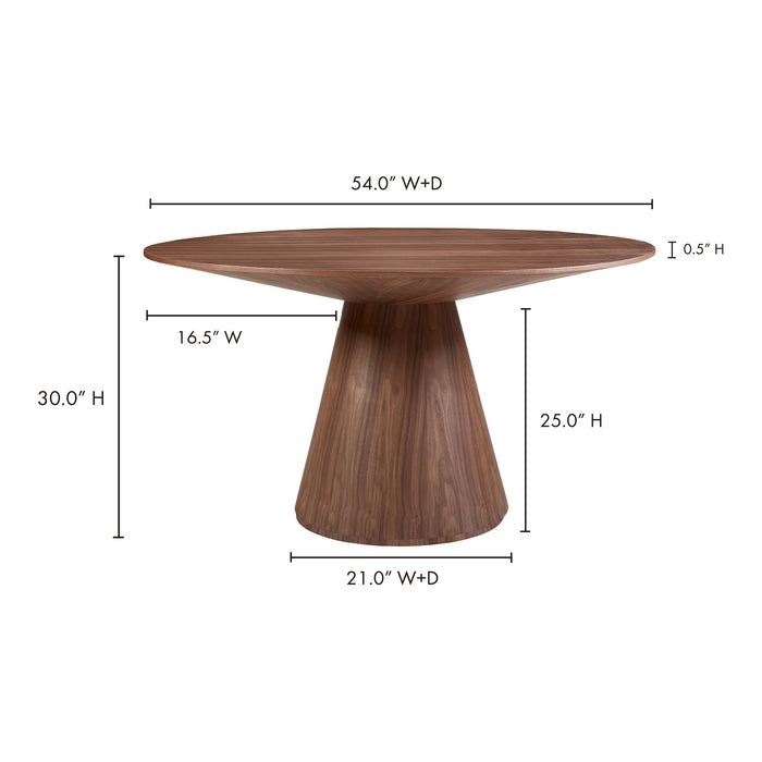 Otago Round 54In Dining Table