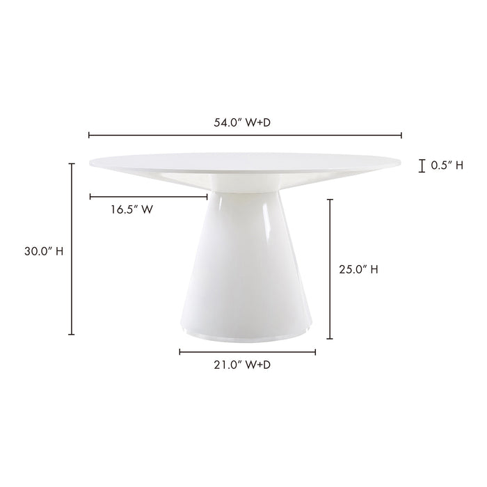 Otago Round 54In Dining Table