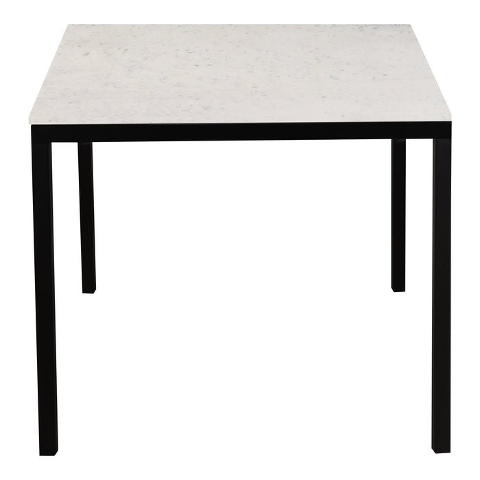 Parson Marble Small Dining Table White