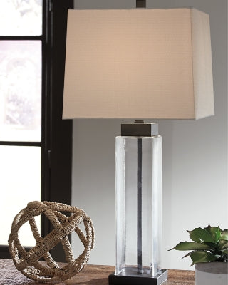 Alvaro Table Lamp (Set of 2) (Clear/Bronze Finish)