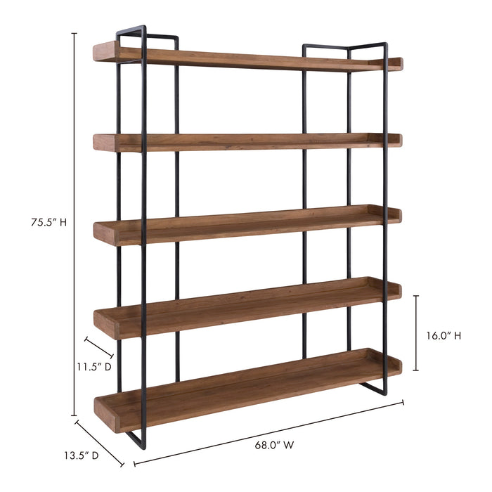 Vancouver Bookshelf Light Brown