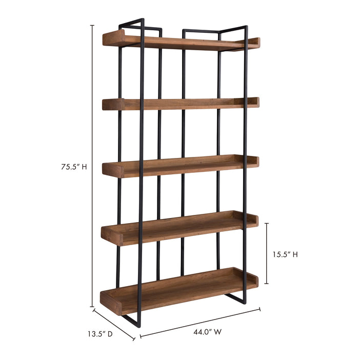 Vancouver Bookshelf Light Brown