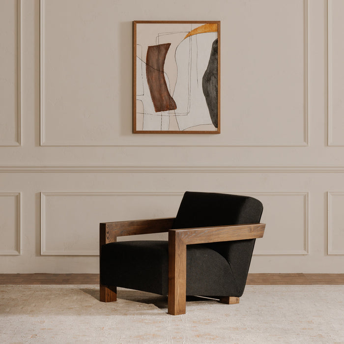 Garnet Lounge Chair Wool Blend