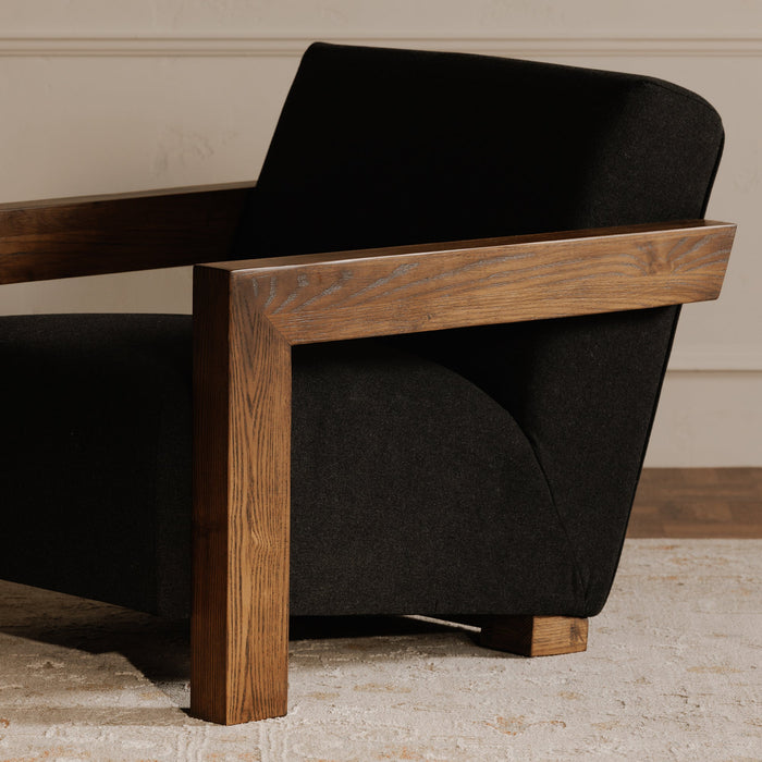 Garnet Lounge Chair Wool Blend