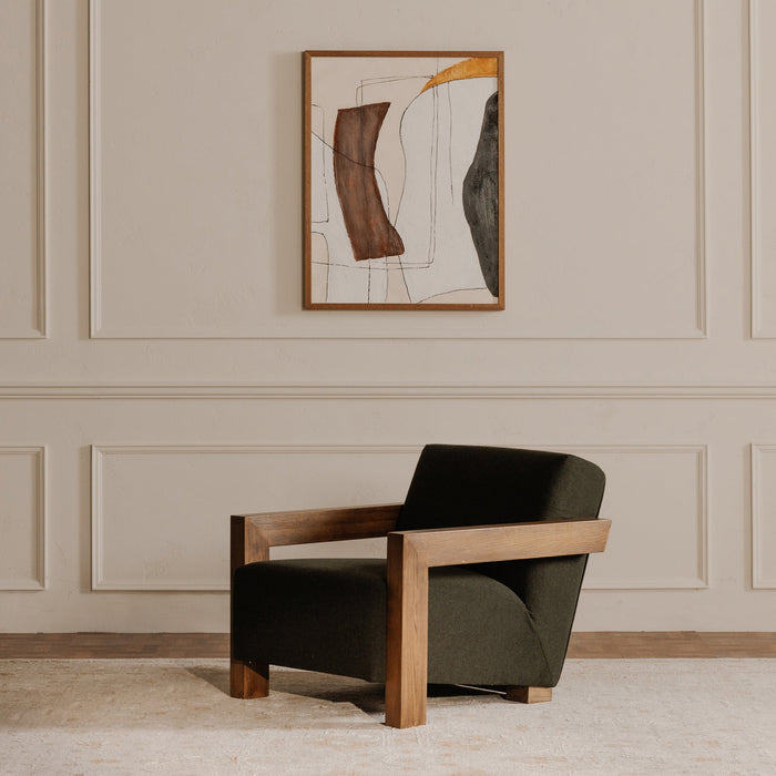 Garnet Lounge Chair Wool Blend