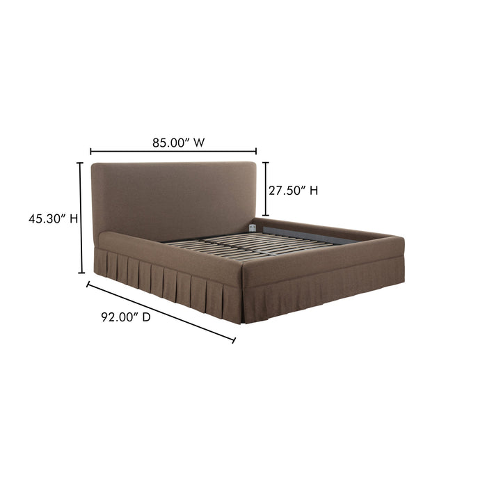 Maren Bed Brown