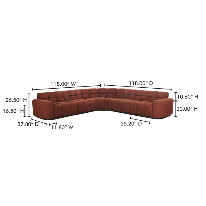 Roman L-Shaped Sectional