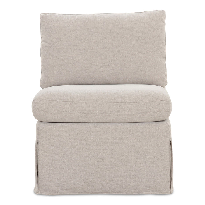 Fable Slipcover Dining Slipper Chair Beige
