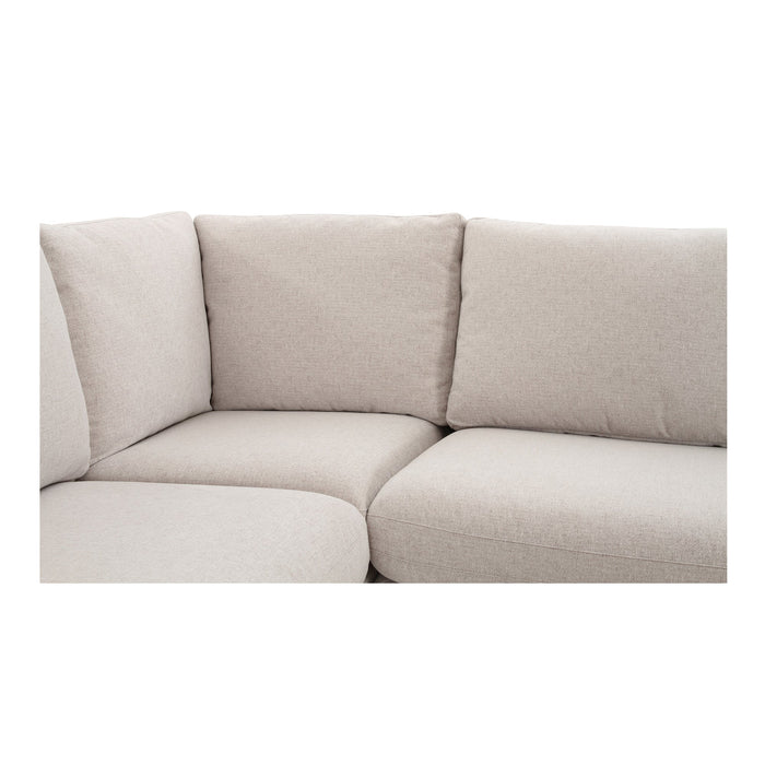 Fable Slipcover Dining Banquette U-Shape Beige