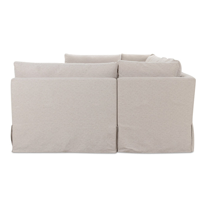 Fable Slipcover Dining Banquette U-Shape Beige
