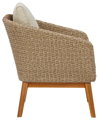 Crystal Cave Outdoor Lounge Chair with Cushion (Set of 2) - Furniture Depot (7663001403640)