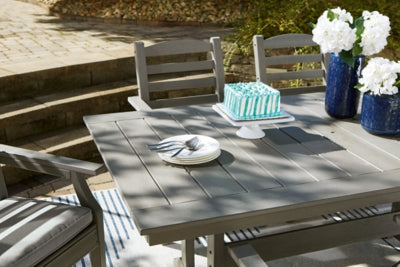 Visola Outdoor Dining Table with 6 Chairs