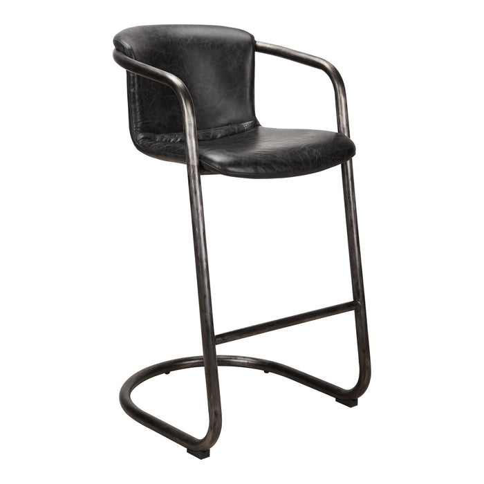 Freeman Barstool Leather - Set Of Two