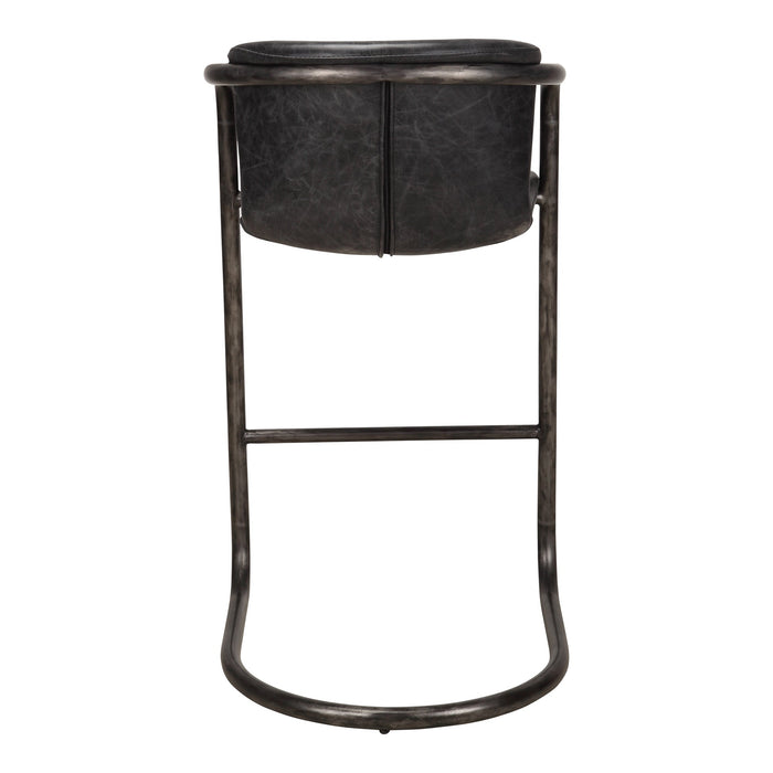 Freeman Barstool Leather - Set Of Two