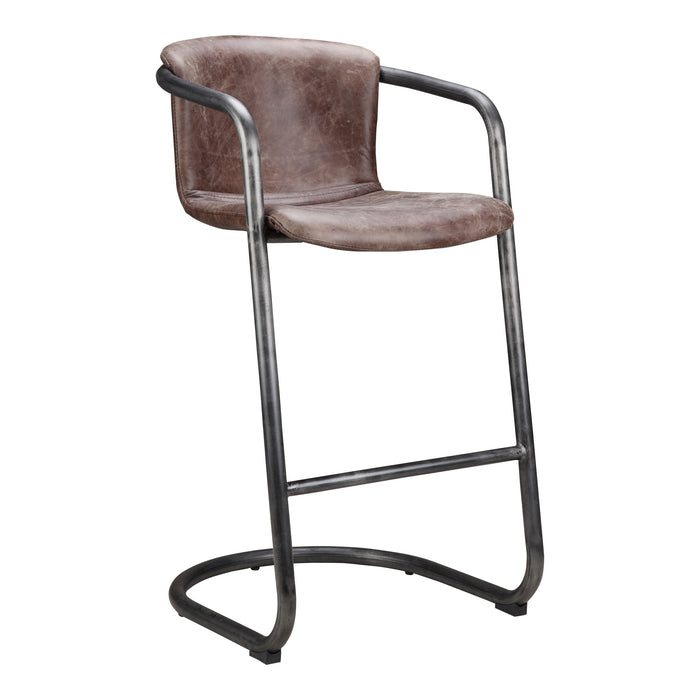 Freeman Barstool Leather - Set Of Two