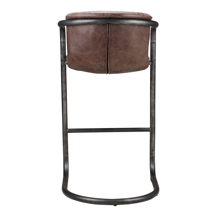 Freeman Barstool Leather - Set Of Two