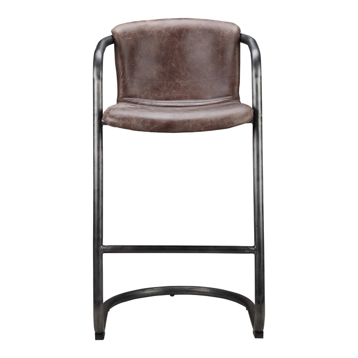 Freeman Barstool Leather - Set Of Two