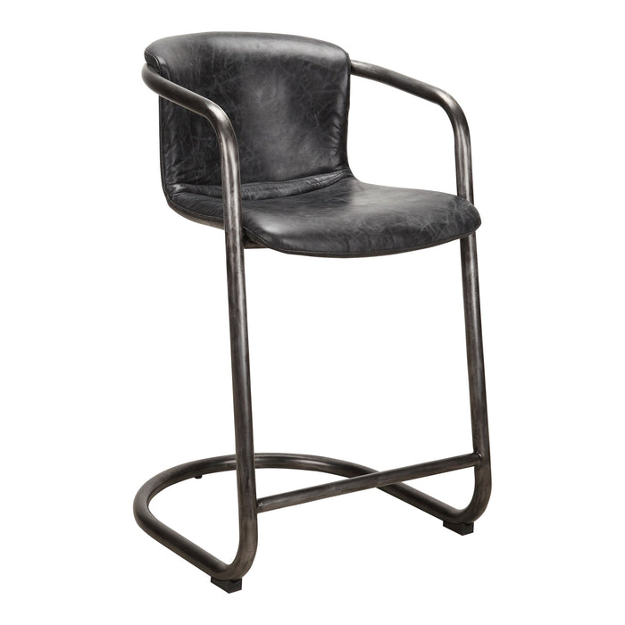 Freeman Counter Stool Leather - Set Of Two