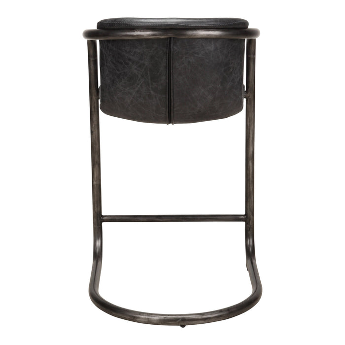 Freeman Counter Stool Leather - Set Of Two