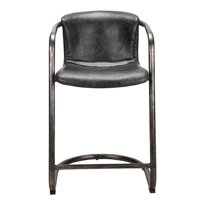 Freeman Counter Stool Leather - Set Of Two