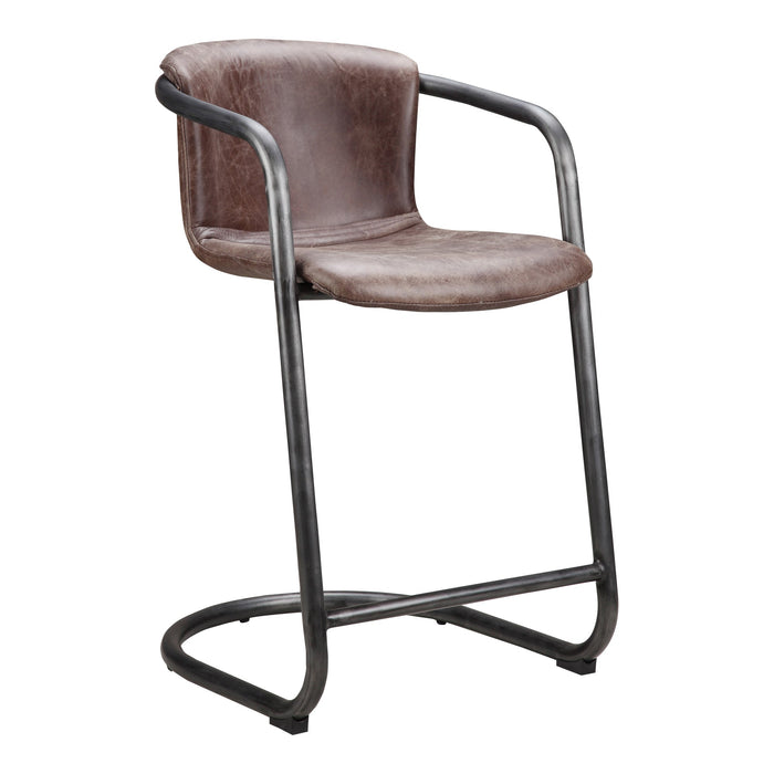 Freeman Counter Stool Leather - Set Of Two