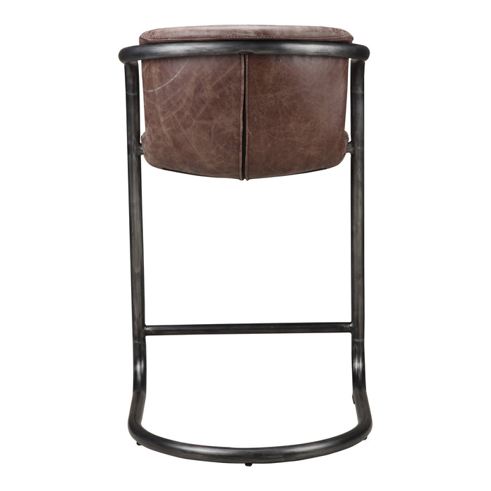 Freeman Counter Stool Leather - Set Of Two