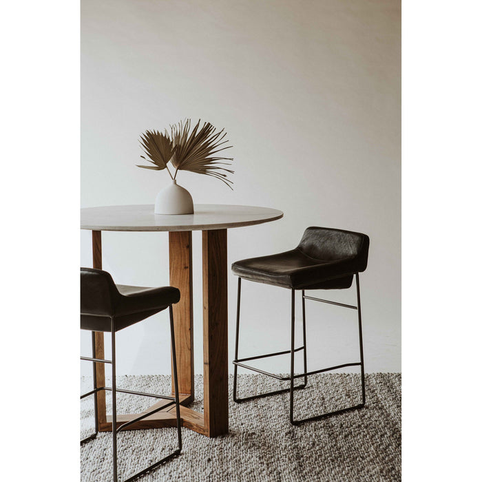 Starlet Counter Stool Leather - Set Of Two