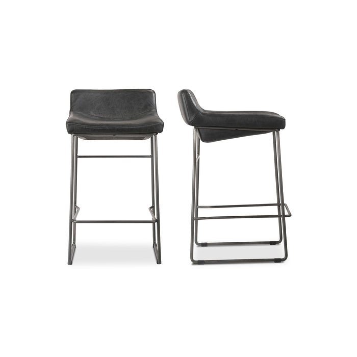 Starlet Counter Stool Leather - Set Of Two