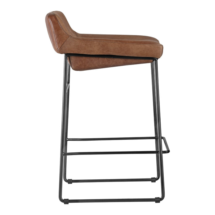 Starlet Counter Stool Leather - Set Of Two