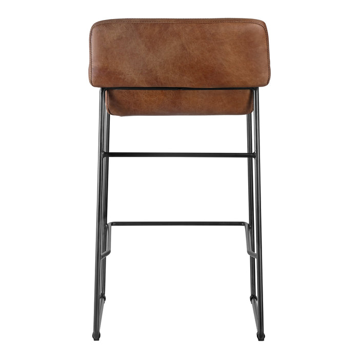 Starlet Counter Stool Leather - Set Of Two