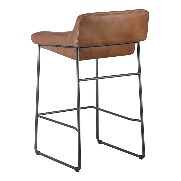 Starlet Counter Stool Leather - Set Of Two
