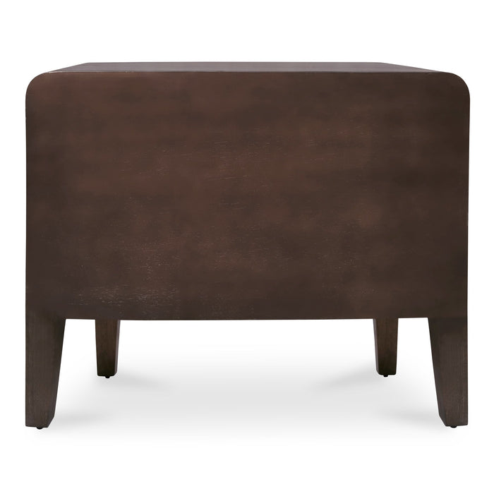 Iris Nightstand Distressed Black