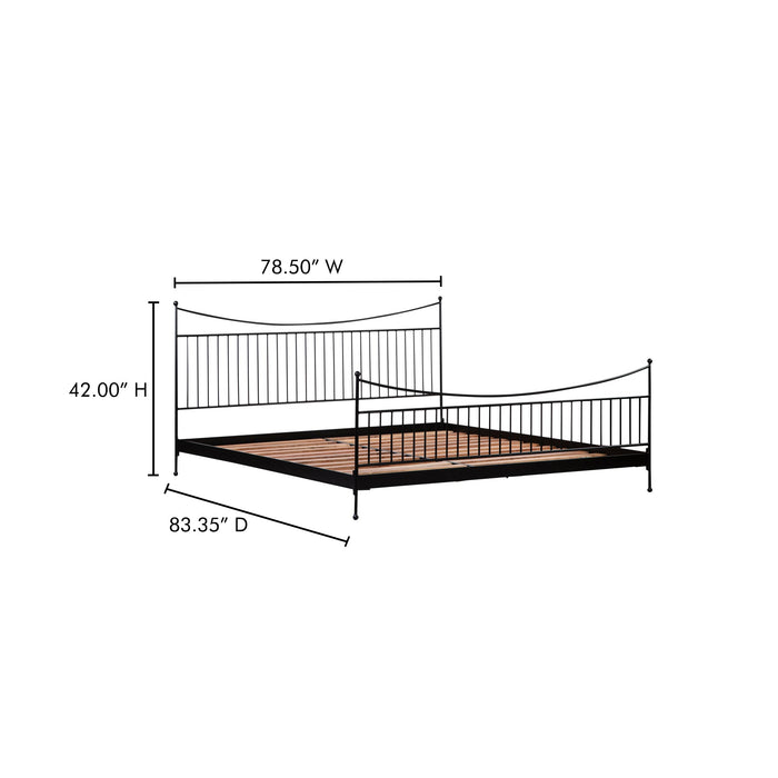 Monet Bed Black
