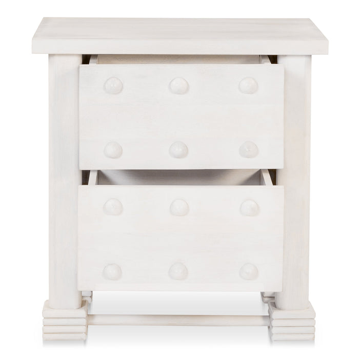 Clement Nightstand Whitewashed