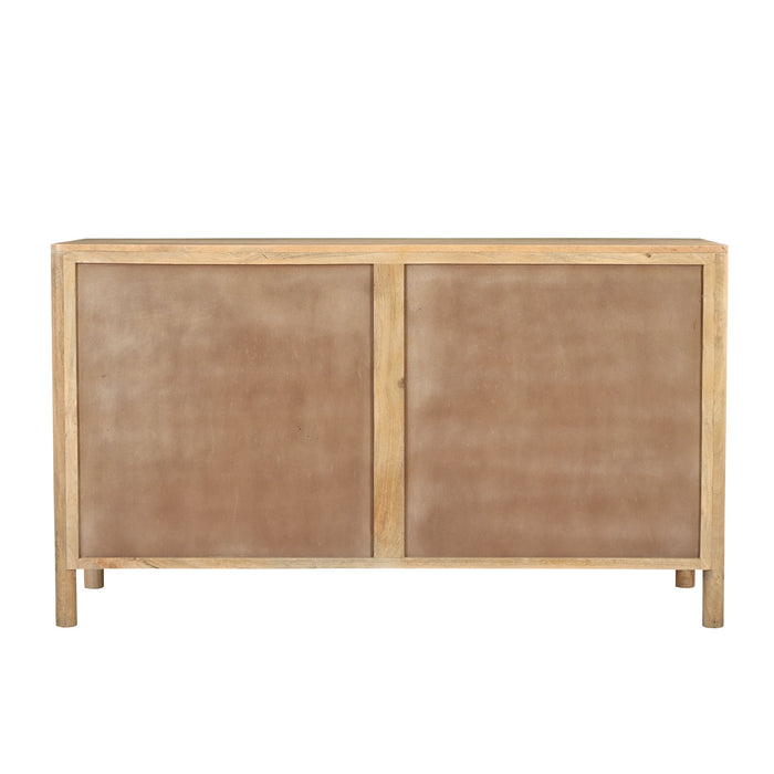 Fulton 6 Drawer Dresser Natural
