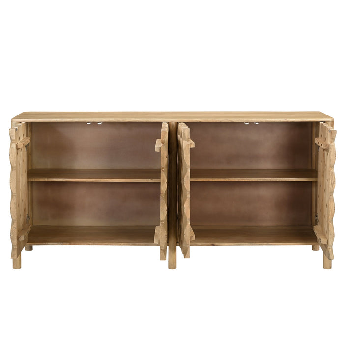 Fulton 4 Door Sideboard Natural
