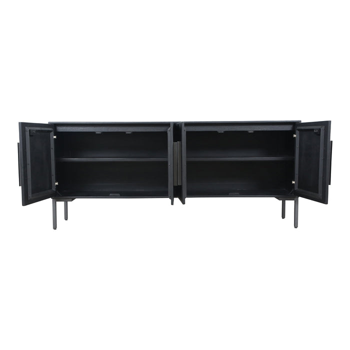 Fishbone Sideboard Black