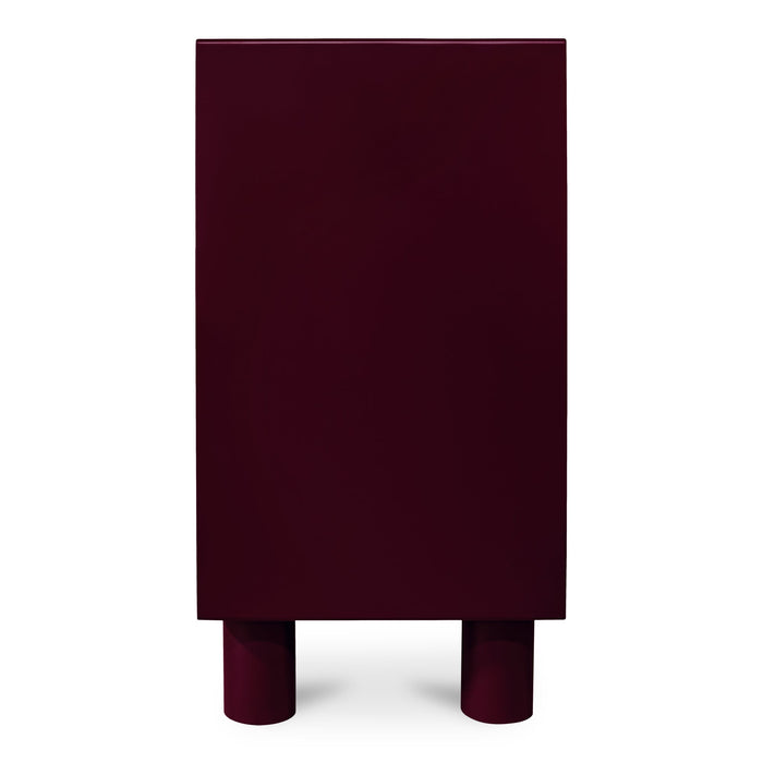 Jolene 6 Drawer Dresser Deep Red